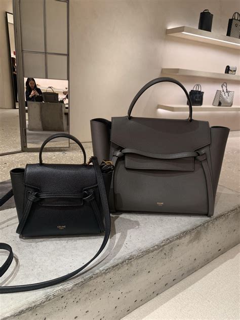 celine sac belt|Celine belt bag size comparisons.